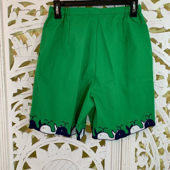 Vintage Handmade Green Pleated Whale - Picture 2 of 3